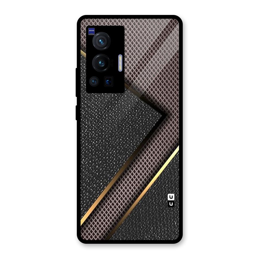 Rugged Polka Design Glass Back Case for Vivo X70 Pro