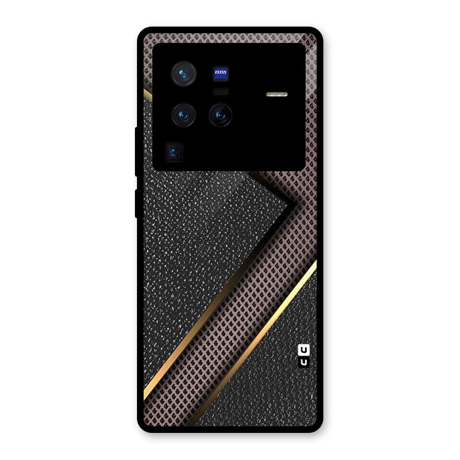 Rugged Polka Design Glass Back Case for Vivo X80 Pro