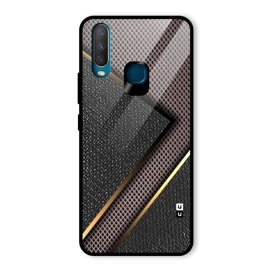 Rugged Polka Design Glass Back Case for Vivo Y12