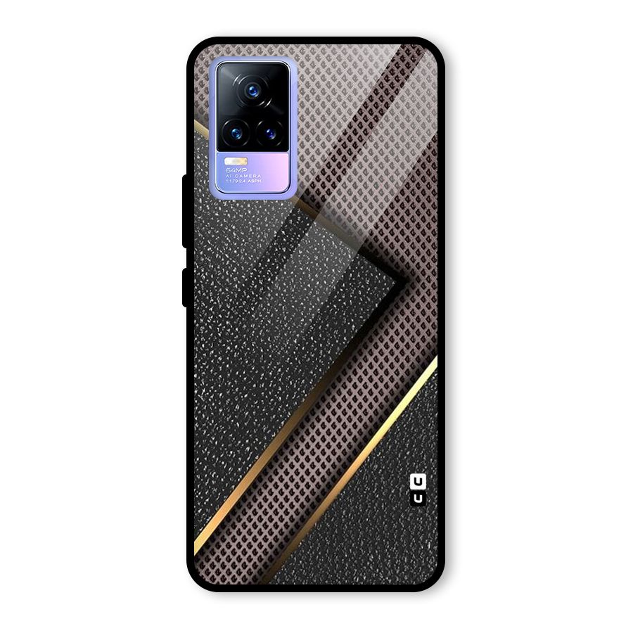 Rugged Polka Design Glass Back Case for Vivo Y73