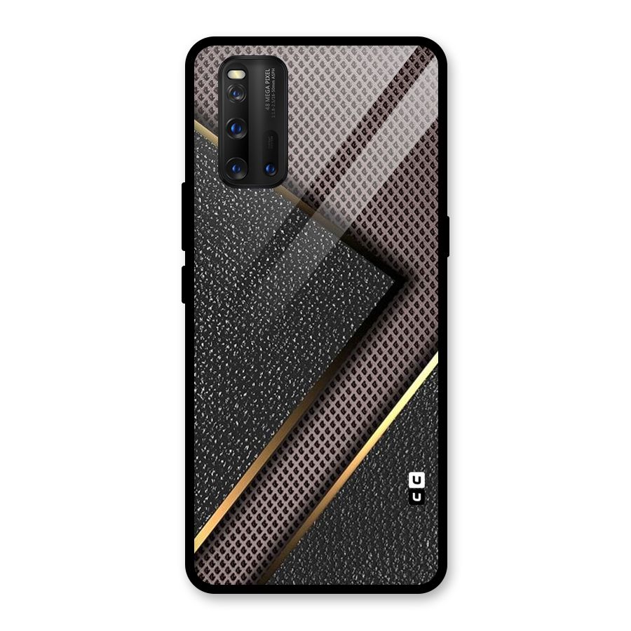Rugged Polka Design Glass Back Case for Vivo iQOO 3