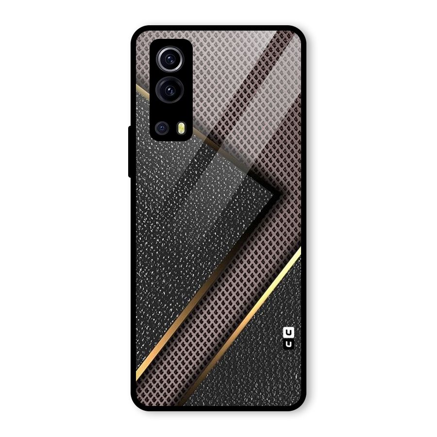 Rugged Polka Design Glass Back Case for Vivo iQOO Z3