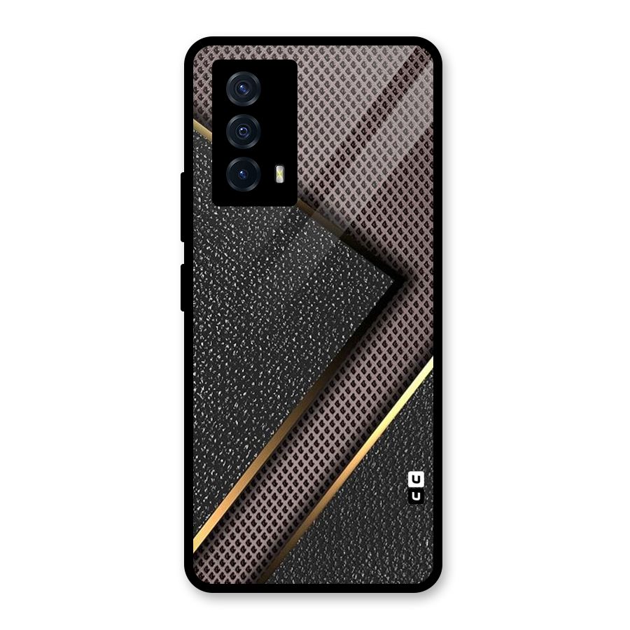 Rugged Polka Design Glass Back Case for Vivo iQOO Z5