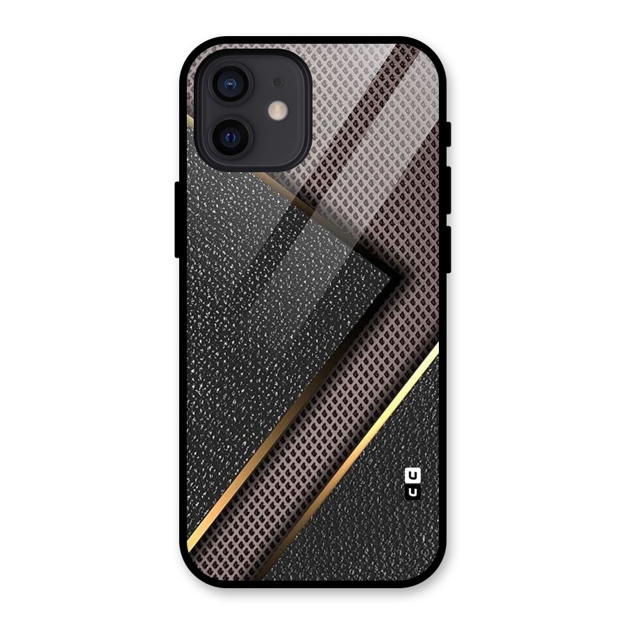 Rugged Polka Design Glass Back Case for iPhone 12