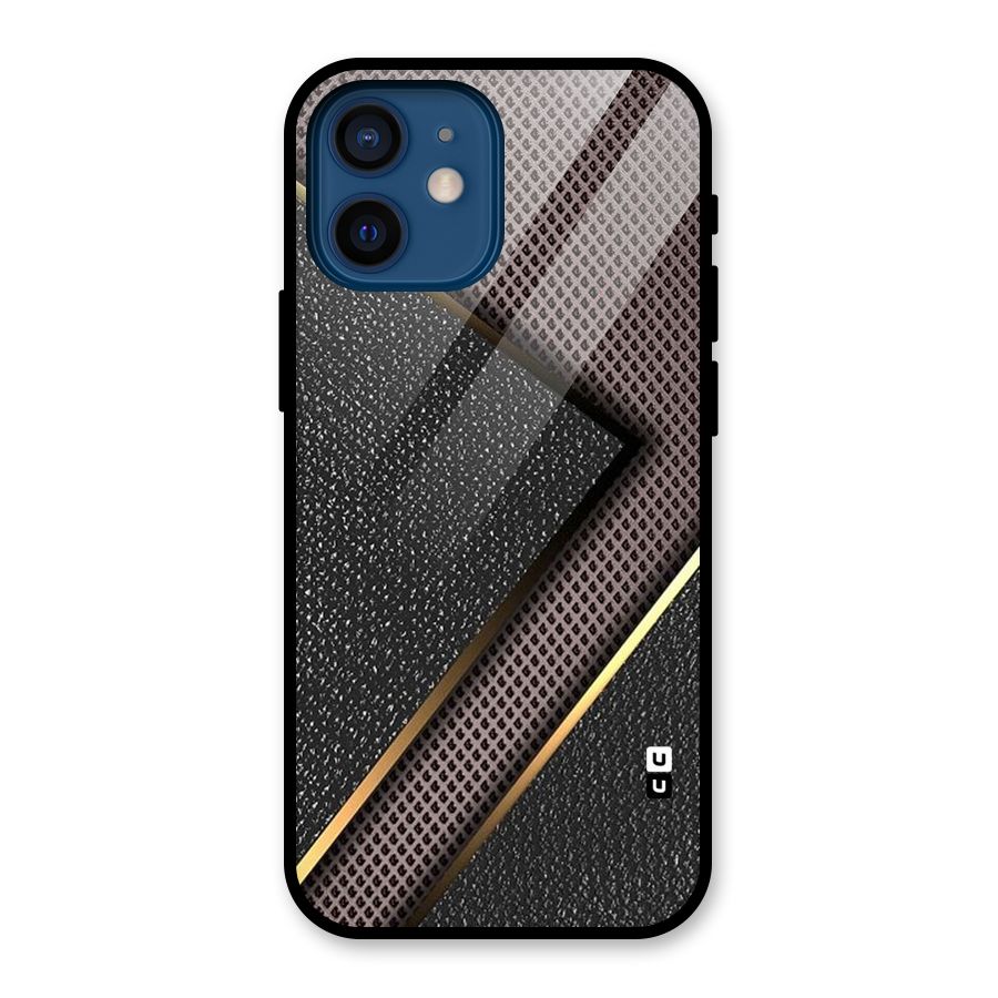 Rugged Polka Design Glass Back Case for iPhone 12 Mini