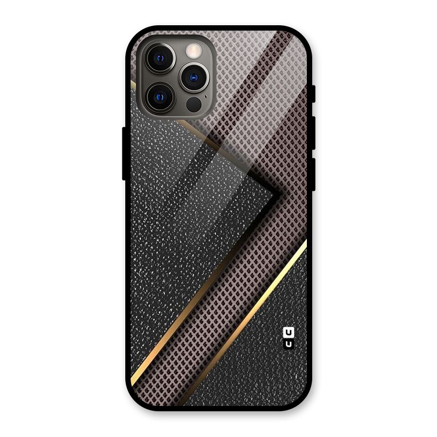 Rugged Polka Design Glass Back Case for iPhone 12 Pro