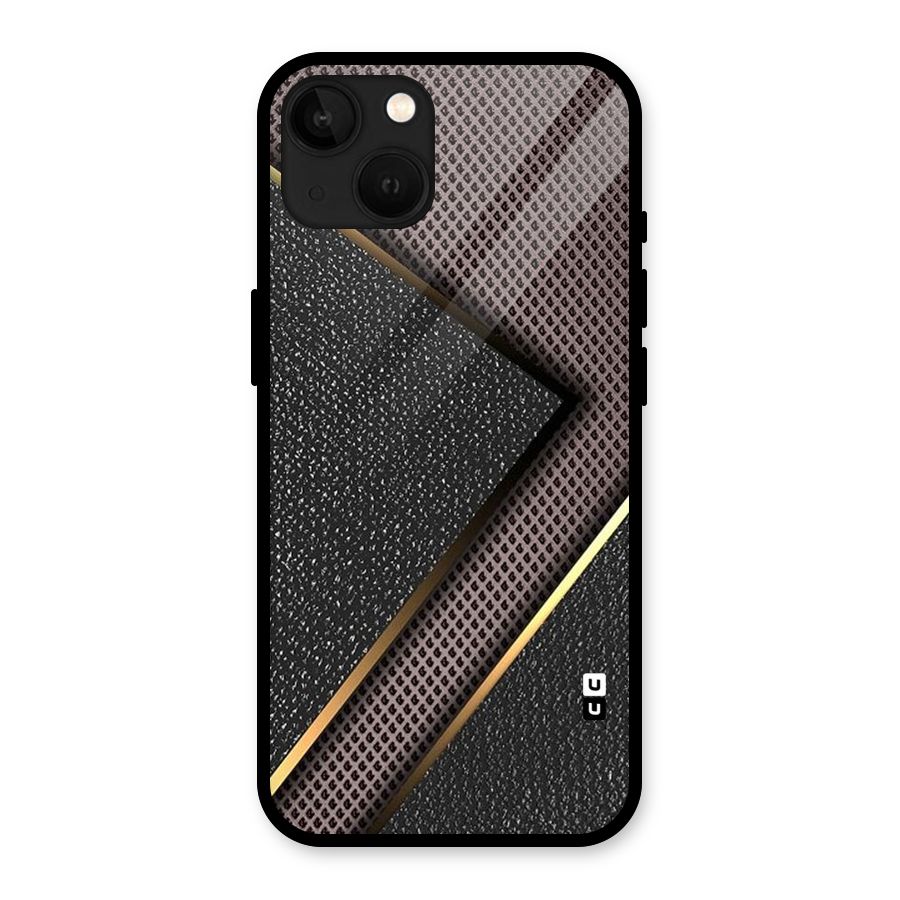 Rugged Polka Design Glass Back Case for iPhone 13