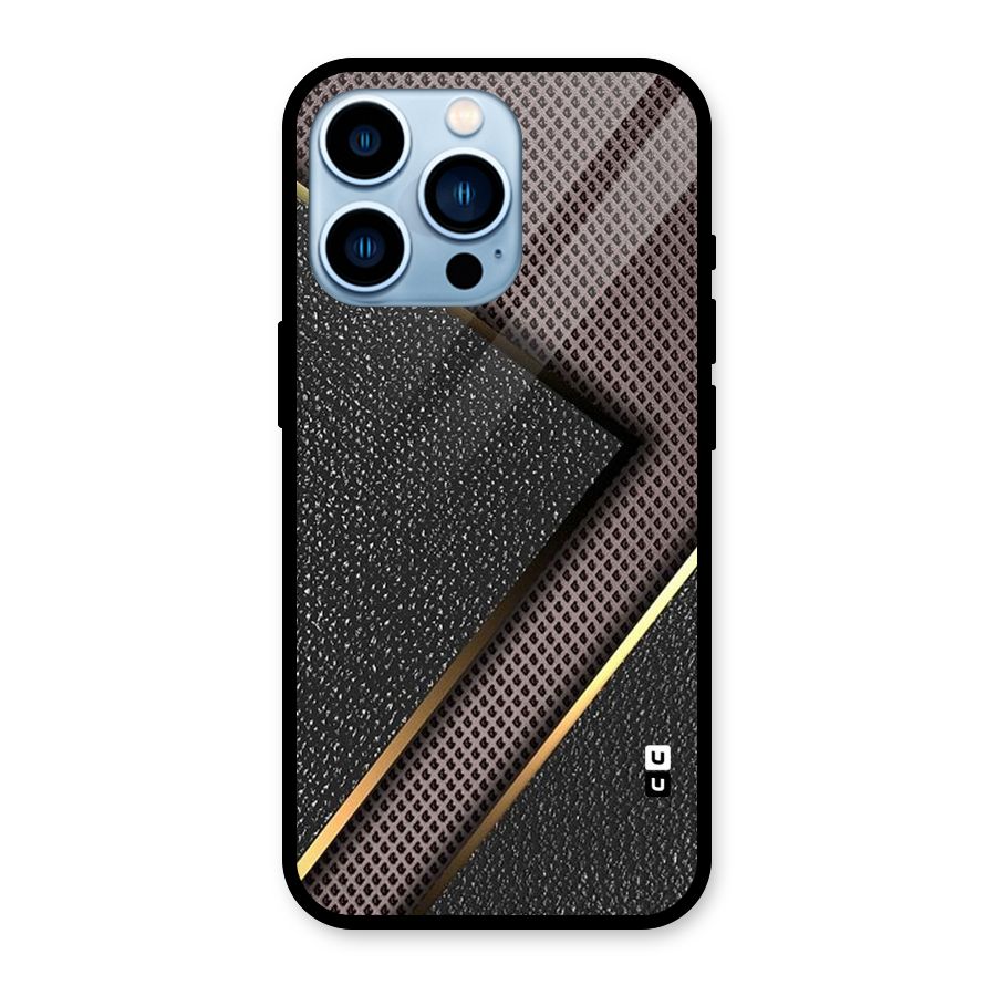 Rugged Polka Design Glass Back Case for iPhone 13 Pro