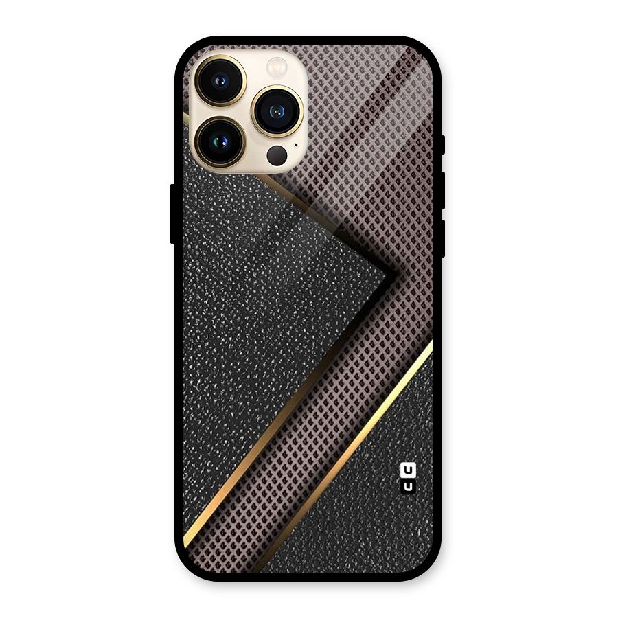 Rugged Polka Design Glass Back Case for iPhone 13 Pro Max