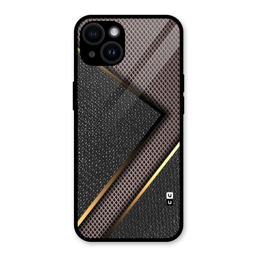 Rugged Polka Design Glass Back Case for iPhone 14