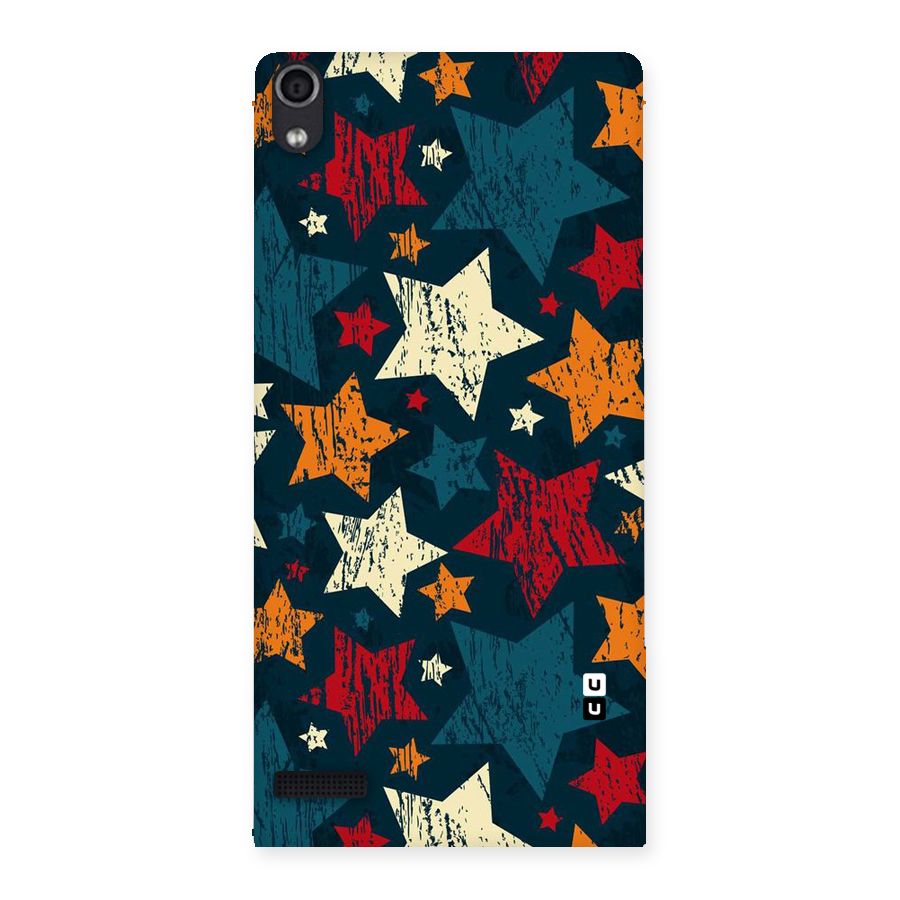 Rugged Star Design Back Case for Ascend P6