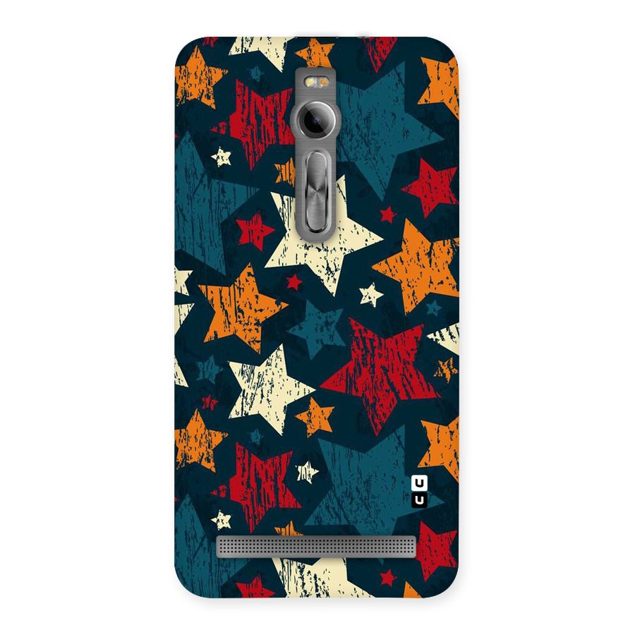 Rugged Star Design Back Case for Asus Zenfone 2