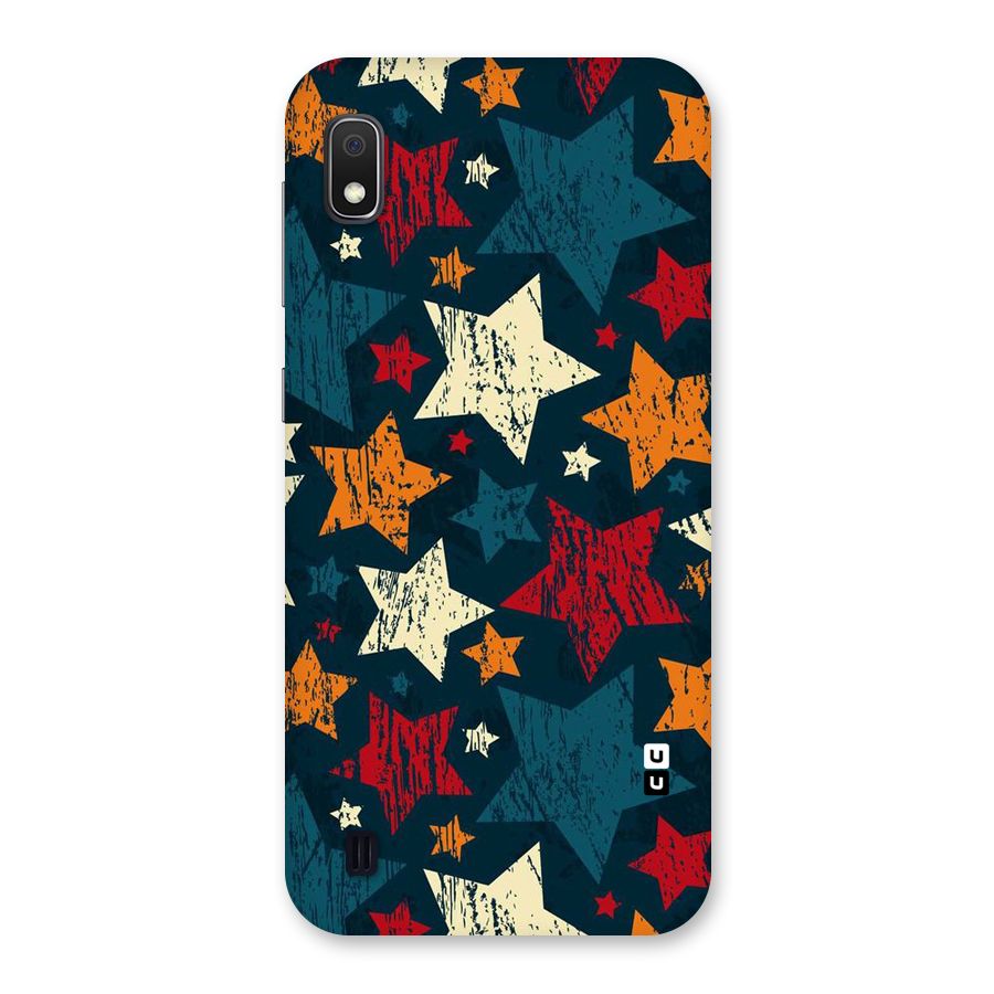 Rugged Star Design Back Case for Galaxy A10