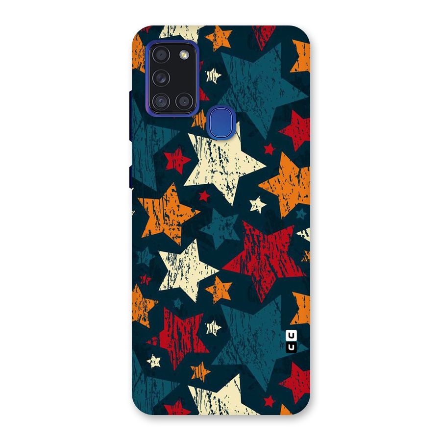 Rugged Star Design Back Case for Galaxy A21s