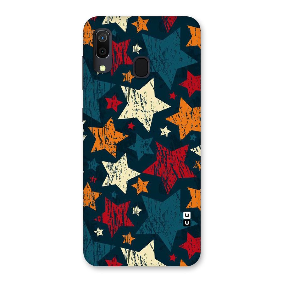 Rugged Star Design Back Case for Galaxy A30