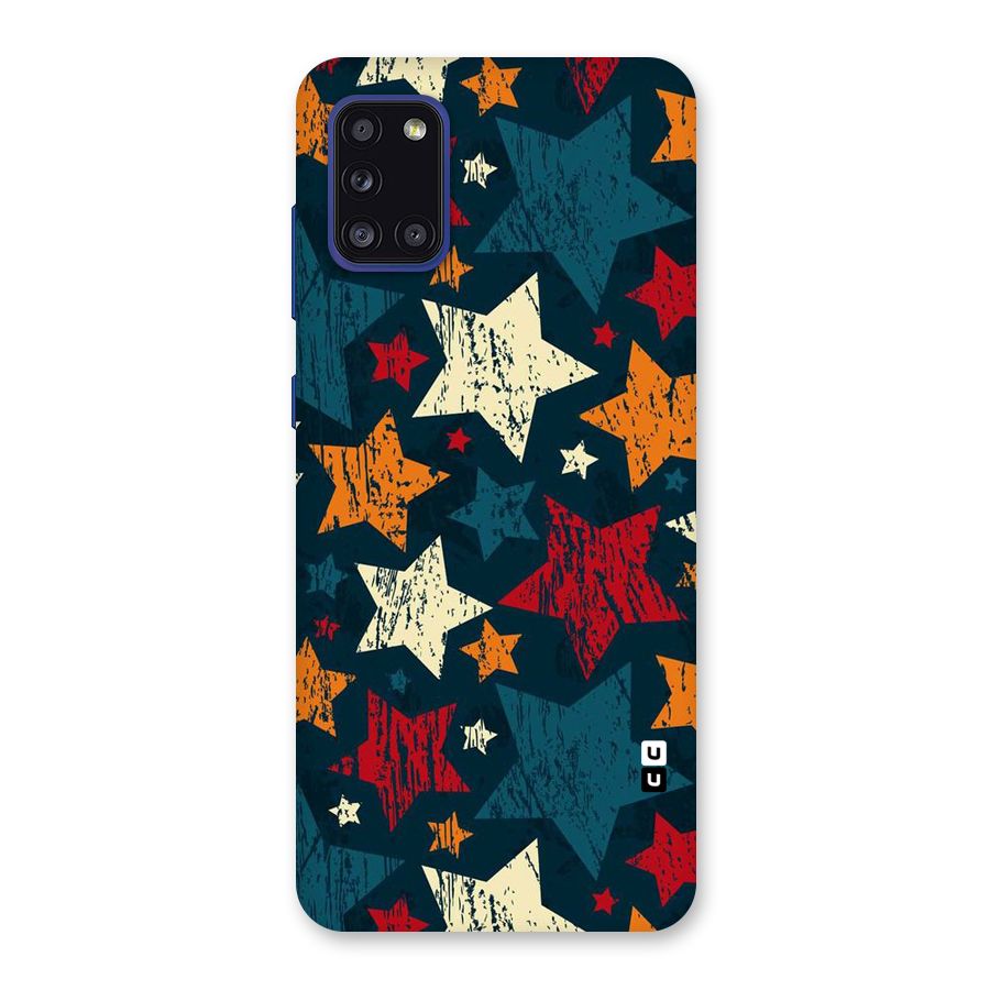 Rugged Star Design Back Case for Galaxy A31