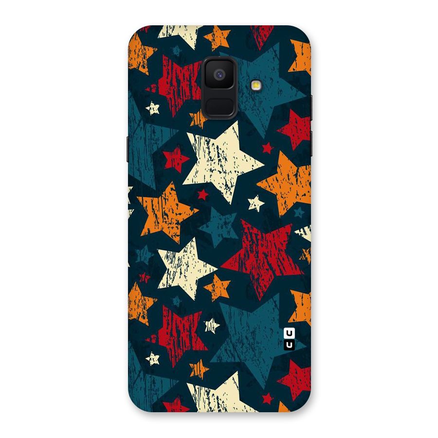 Rugged Star Design Back Case for Galaxy A6 (2018)