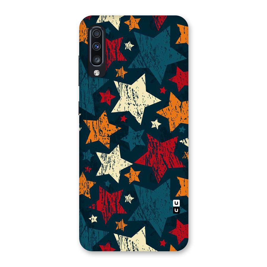 Rugged Star Design Back Case for Galaxy A70s