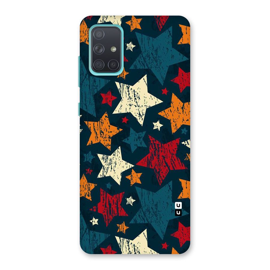 Rugged Star Design Back Case for Galaxy A71