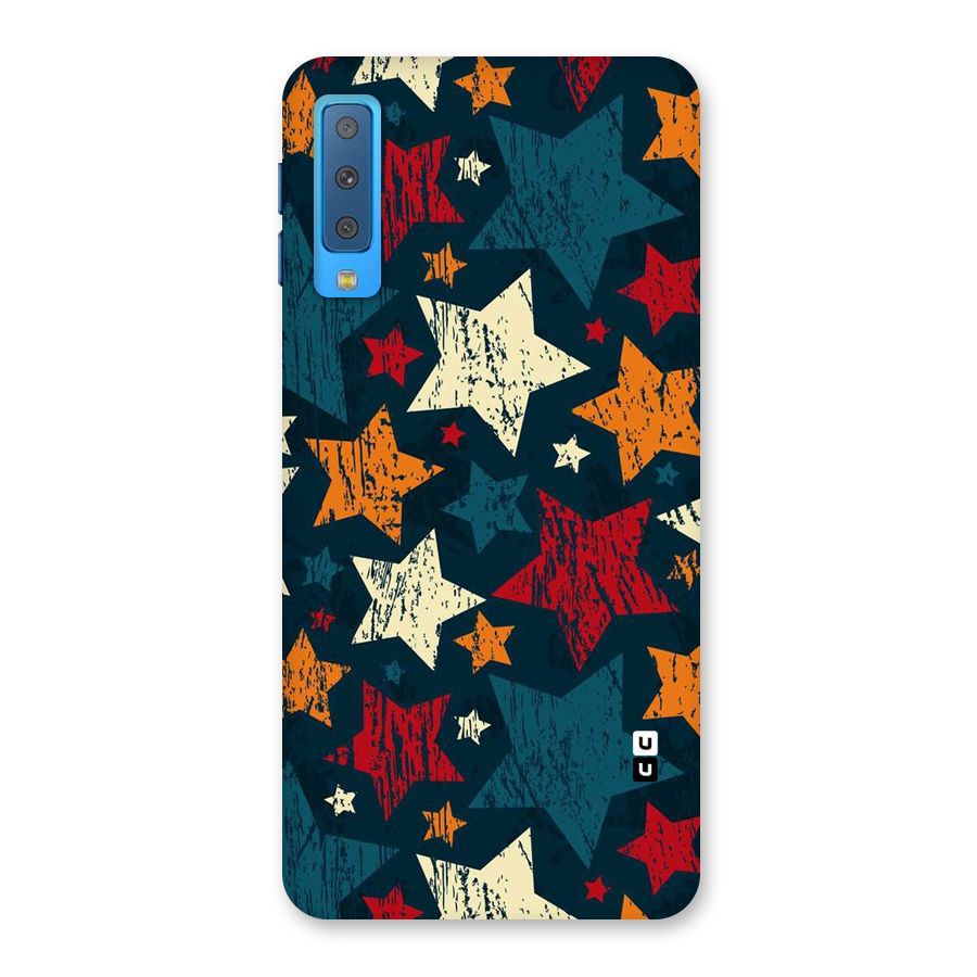 Rugged Star Design Back Case for Galaxy A7 (2018)