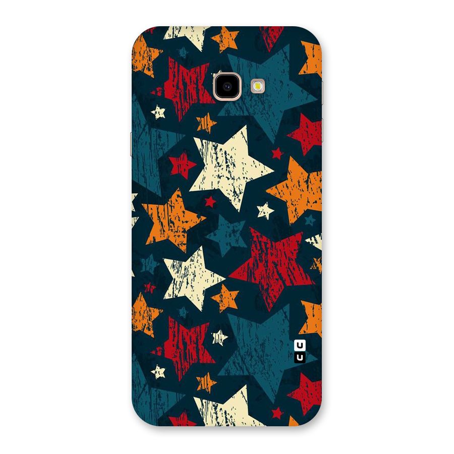 Rugged Star Design Back Case for Galaxy J4 Plus
