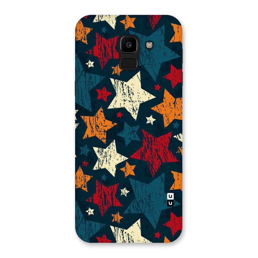 Rugged Star Design Back Case for Galaxy J6
