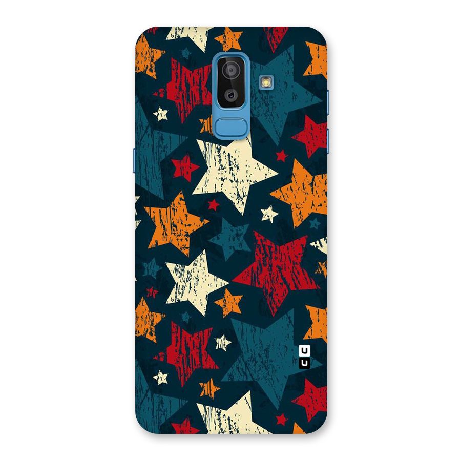Rugged Star Design Back Case for Galaxy J8