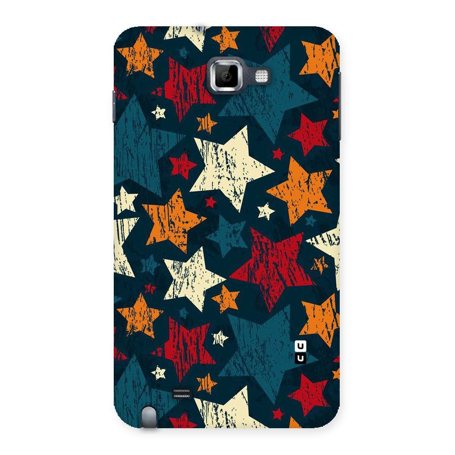 Rugged Star Design Back Case for Galaxy Note