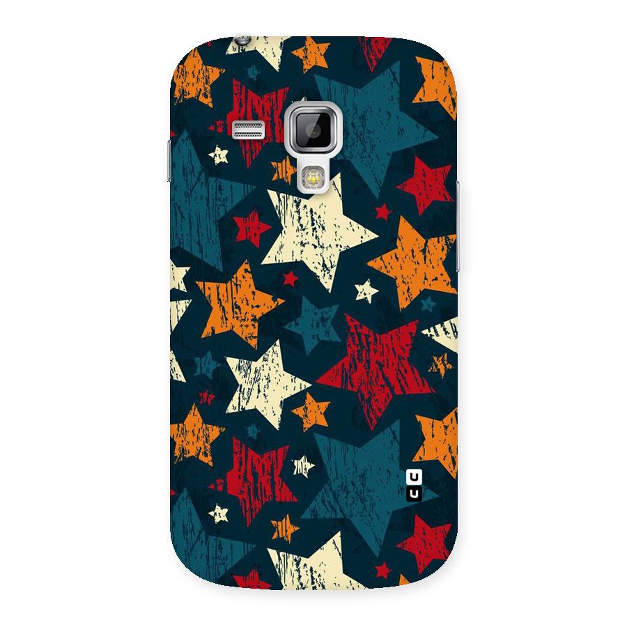 Rugged Star Design Back Case for Galaxy S Duos