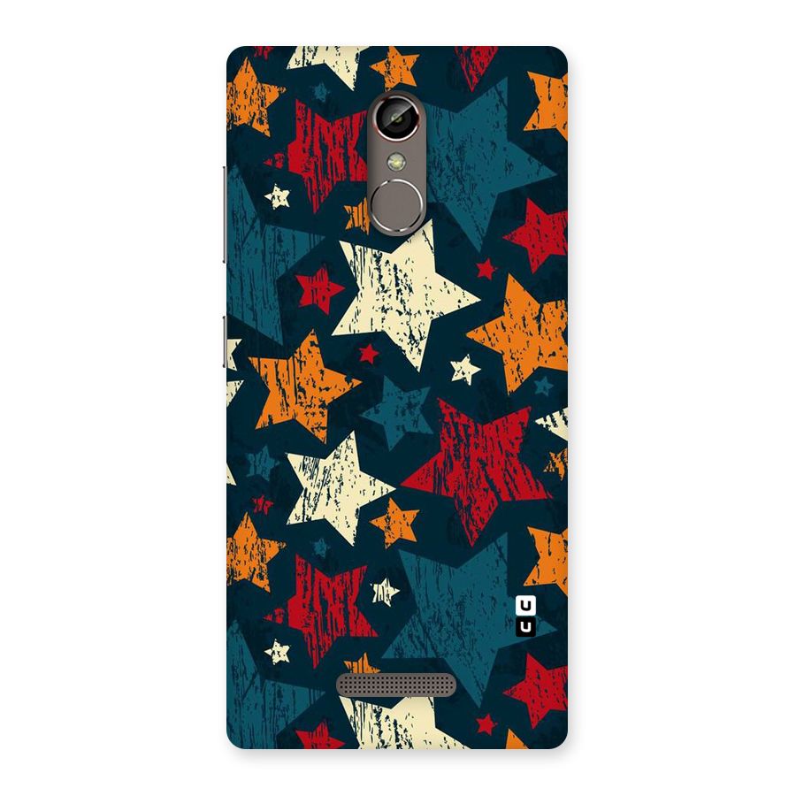 Rugged Star Design Back Case for Gionee S6s