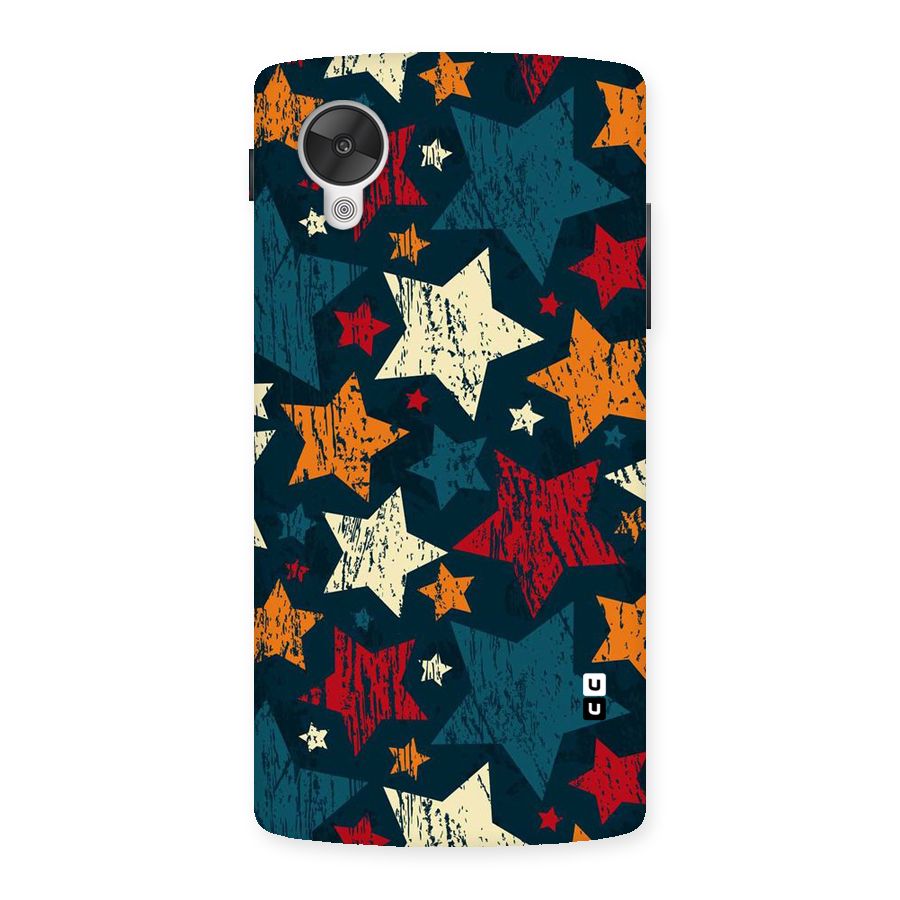 Rugged Star Design Back Case for Google Nexsus 5