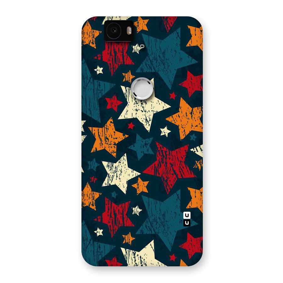 Rugged Star Design Back Case for Google Nexus-6P