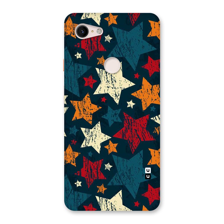 Rugged Star Design Back Case for Google Pixel 3 XL
