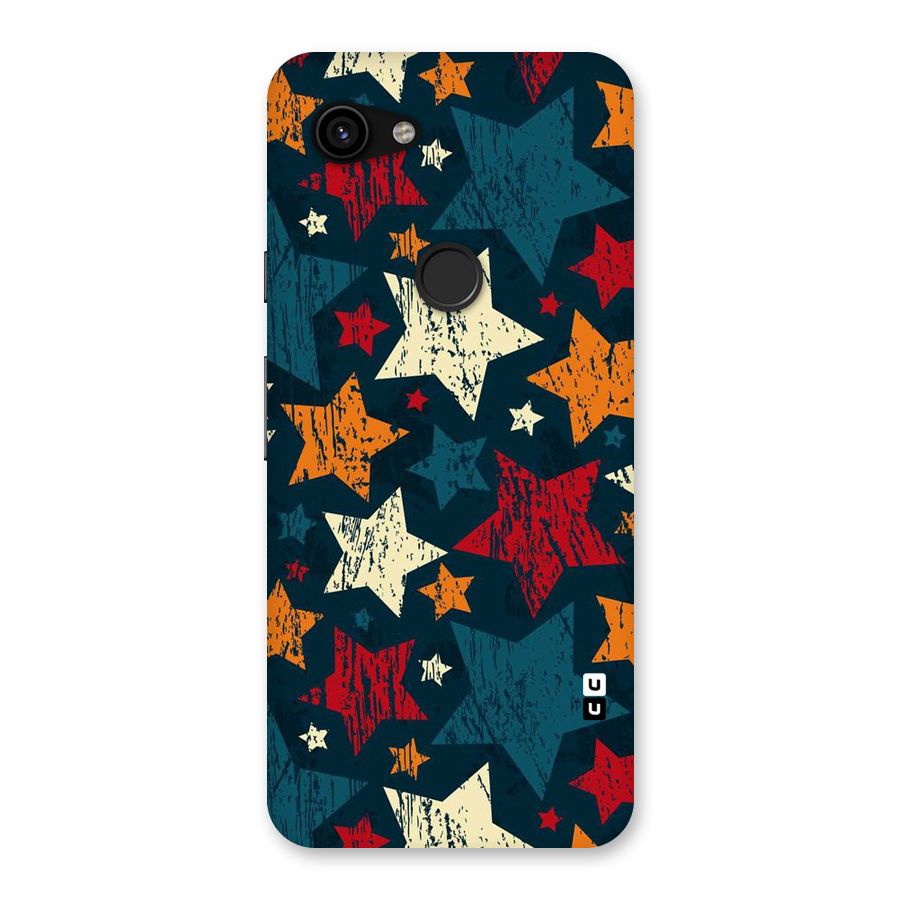 Rugged Star Design Back Case for Google Pixel 3a