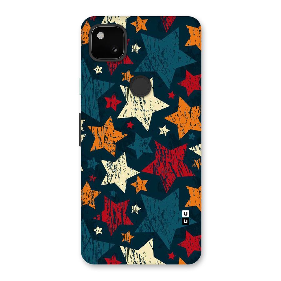 Rugged Star Design Back Case for Google Pixel 4a