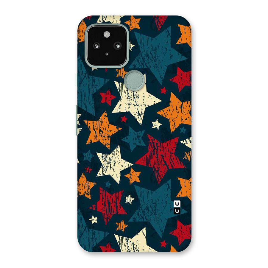 Rugged Star Design Back Case for Google Pixel 5