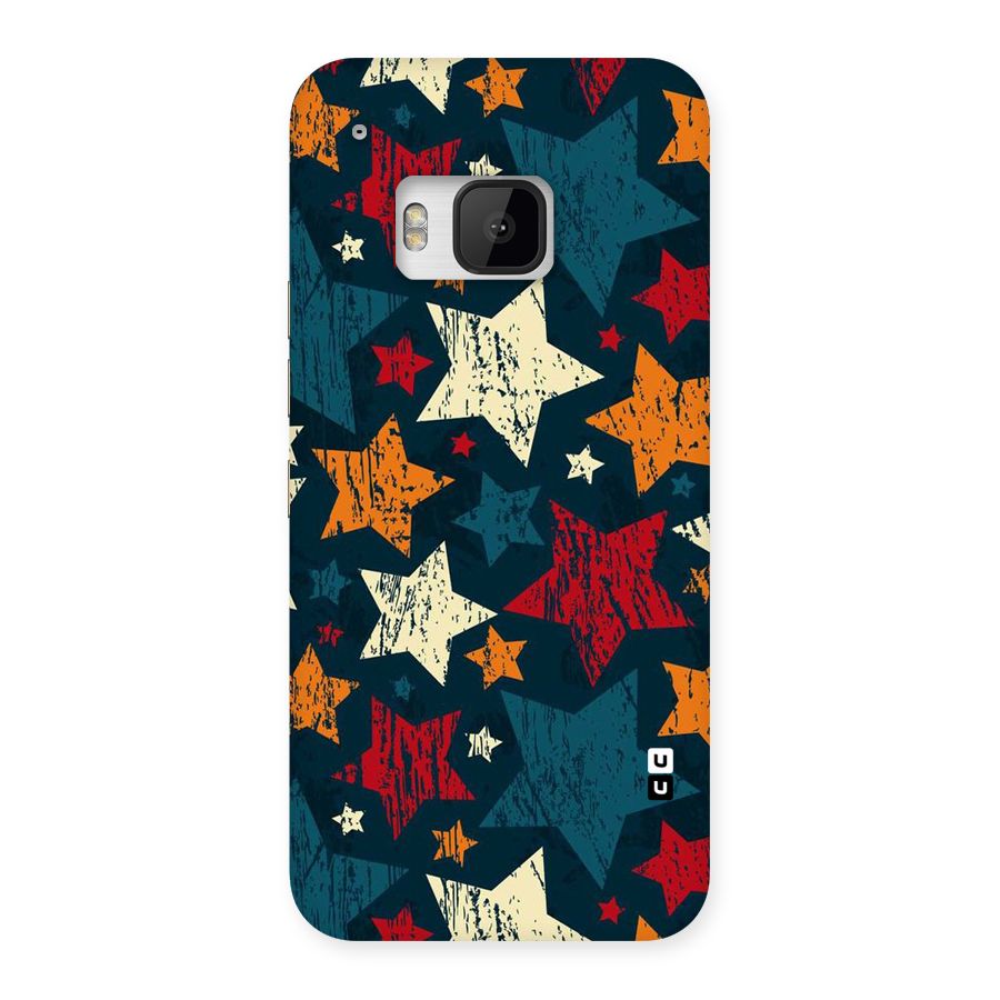Rugged Star Design Back Case for HTC One M9