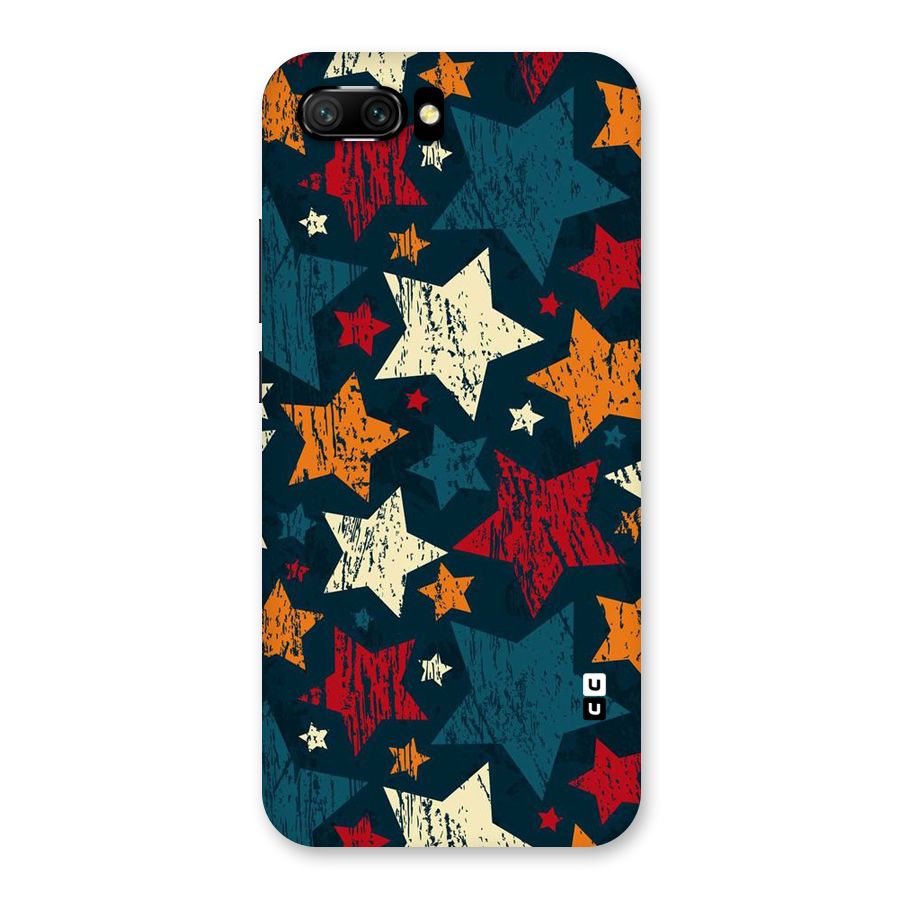 Rugged Star Design Back Case for Honor 10