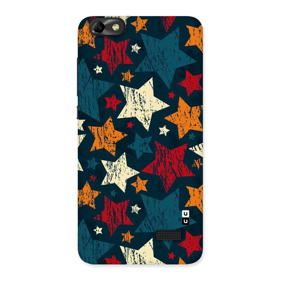 Rugged Star Design Back Case for Honor 4C