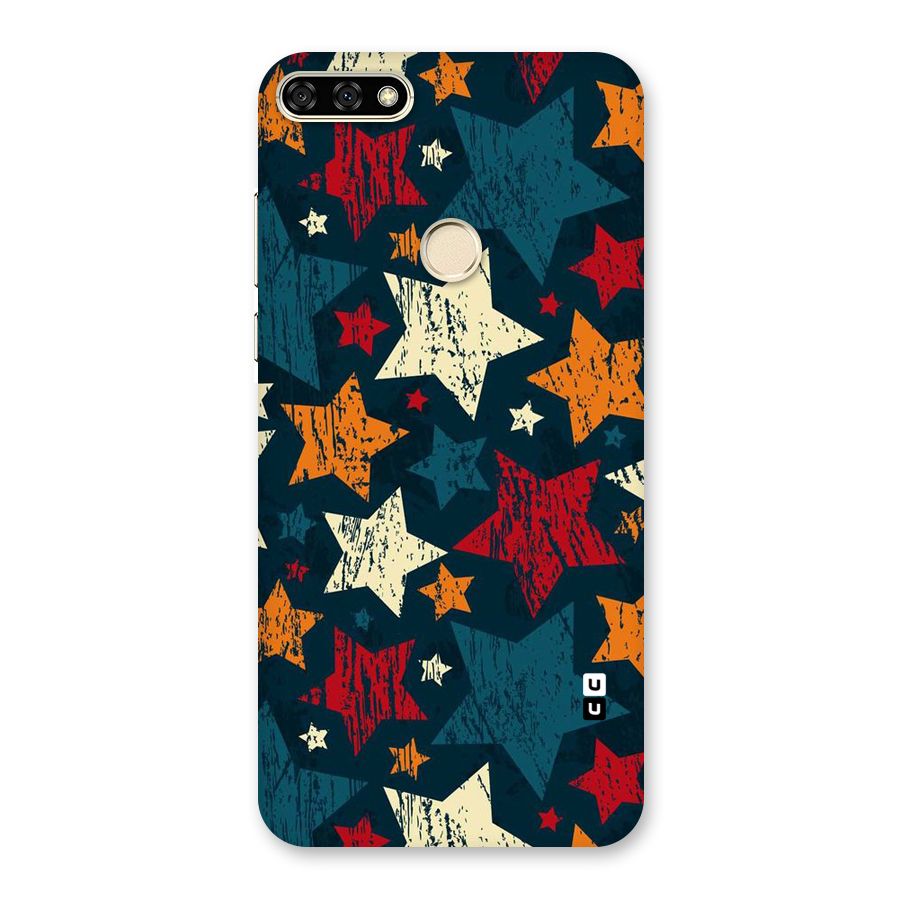 Rugged Star Design Back Case for Honor 7A
