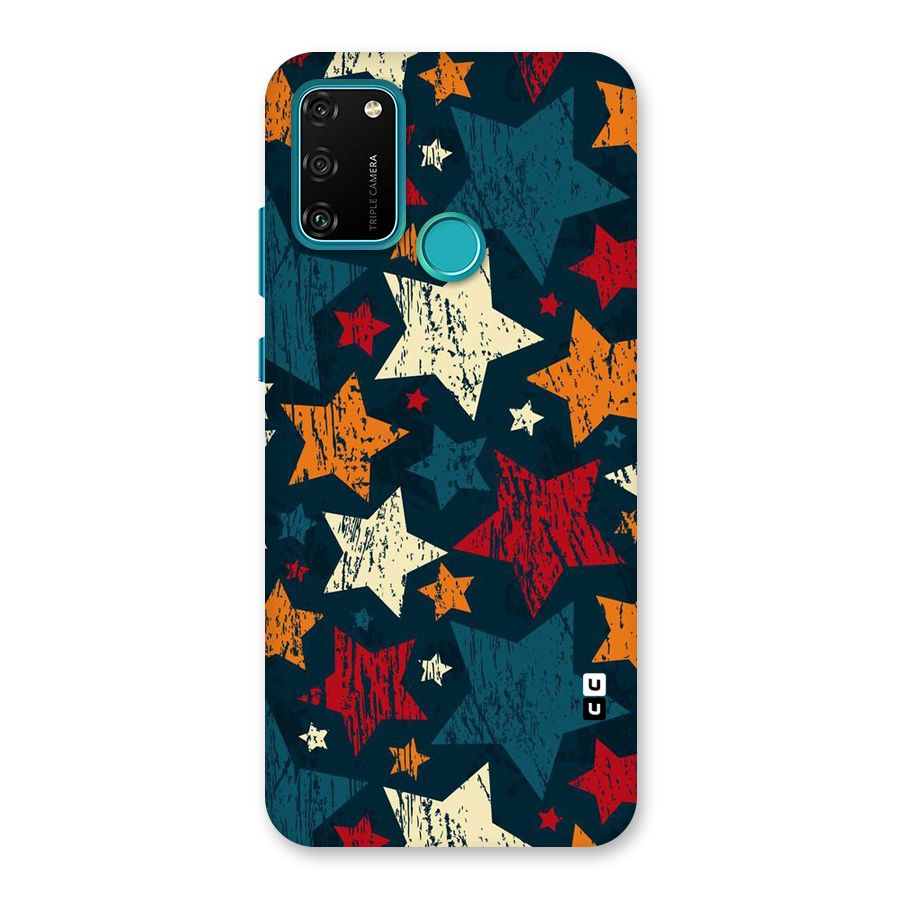 Rugged Star Design Back Case for Honor 9A
