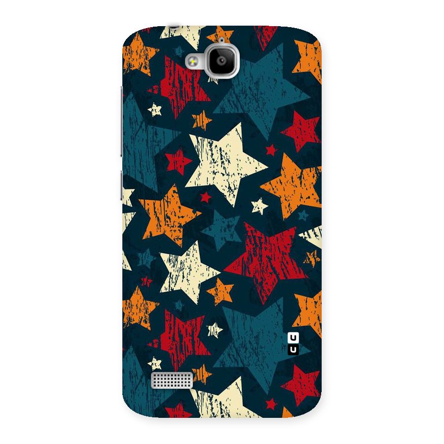 Rugged Star Design Back Case for Honor Holly