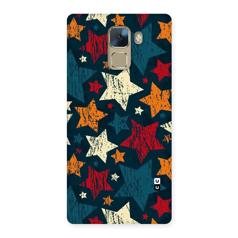 Rugged Star Design Back Case for Huawei Honor 7