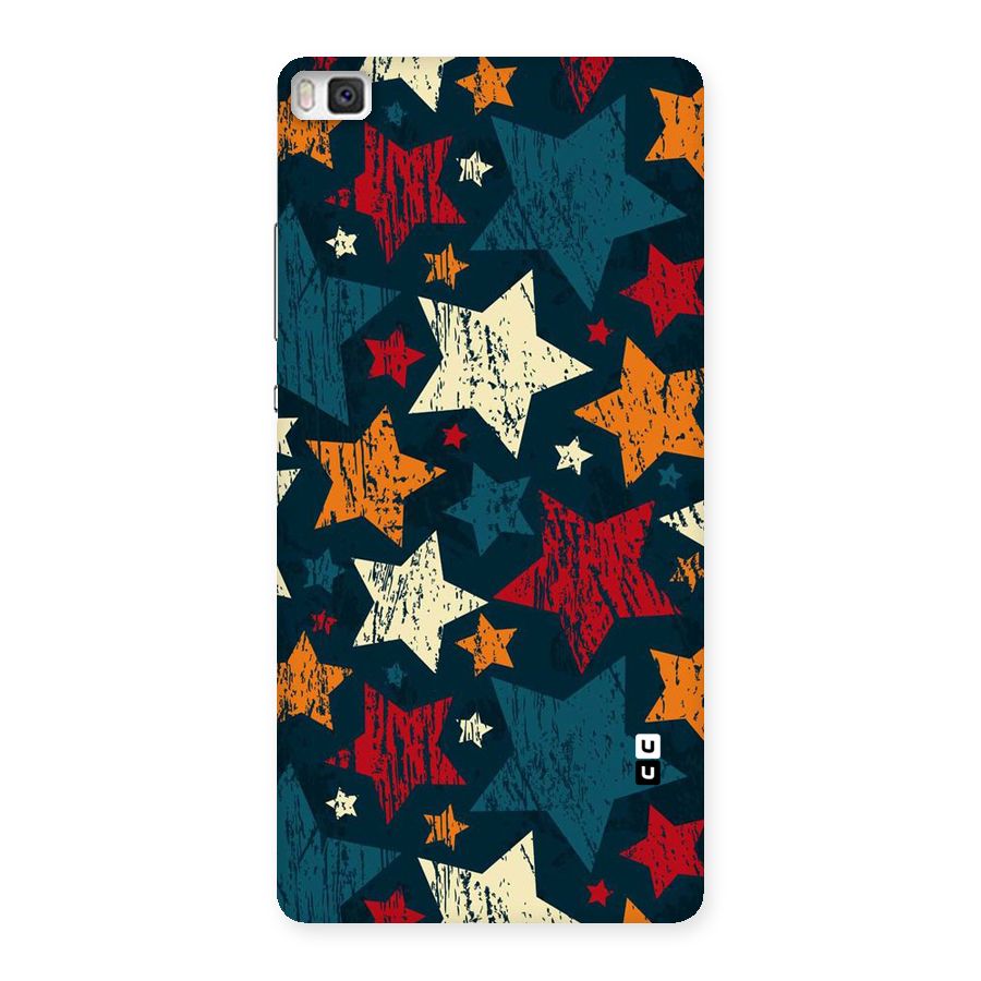 Rugged Star Design Back Case for Huawei P8