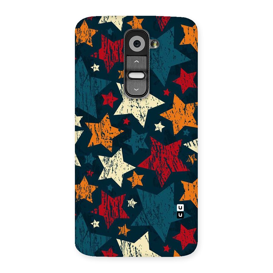 Rugged Star Design Back Case for LG G2