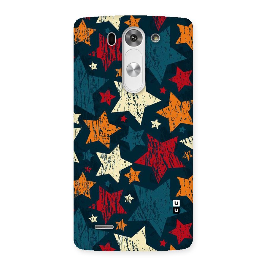 Rugged Star Design Back Case for LG G3 Mini