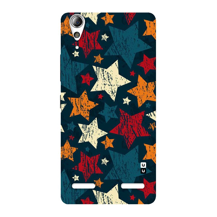 Rugged Star Design Back Case for Lenovo A6000 Plus