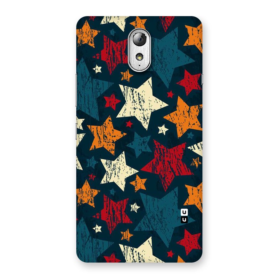 Rugged Star Design Back Case for Lenovo Vibe P1M