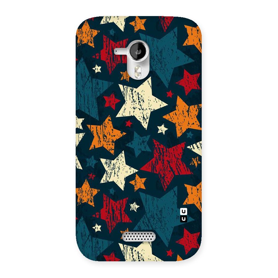 Rugged Star Design Back Case for Micromax Canvas HD A116