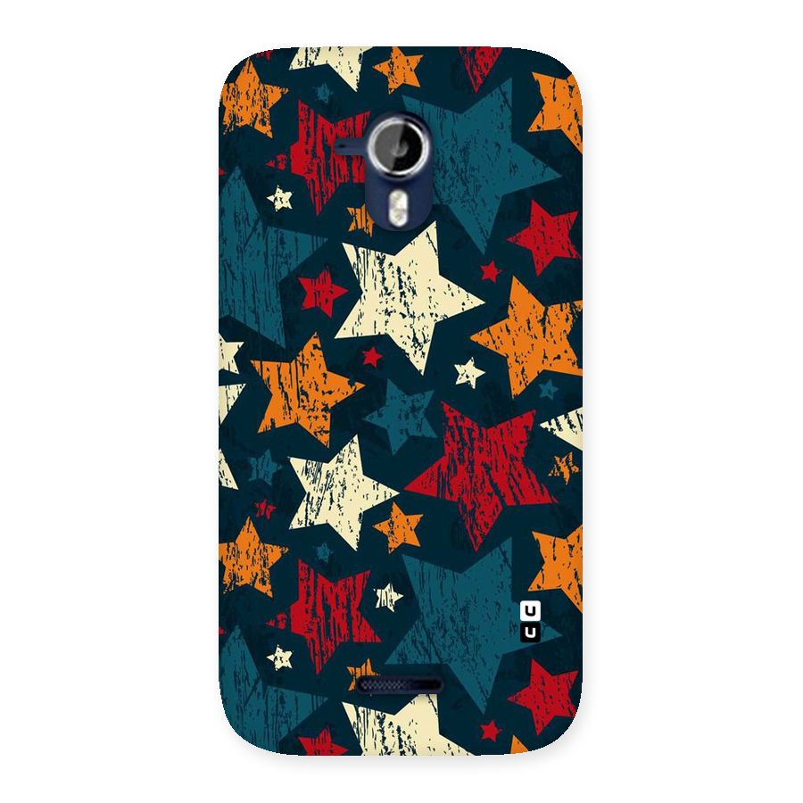 Rugged Star Design Back Case for Micromax Canvas Magnus A117